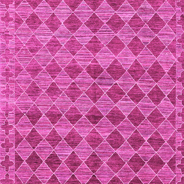 Machine Washable Abstract Pink Contemporary Rug, wshcon379pnk