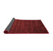 Abstract Red Contemporary Area Rugs