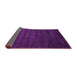 Sideview of Abstract Pink Contemporary Rug, con37pnk