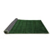 Sideview of Abstract Emerald Green Contemporary Rug, con37emgrn