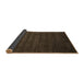 Sideview of Abstract Brown Contemporary Rug, con37brn