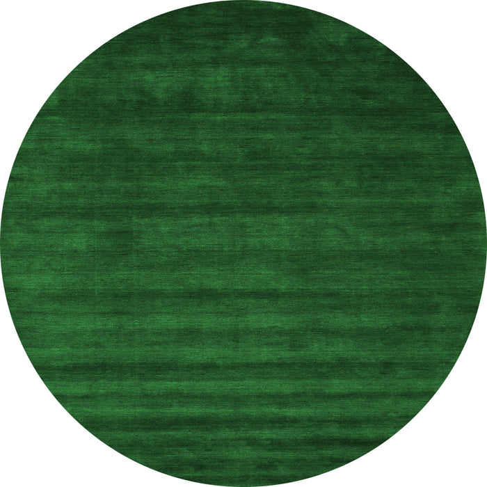 Square Abstract Green Contemporary Rug, con37grn