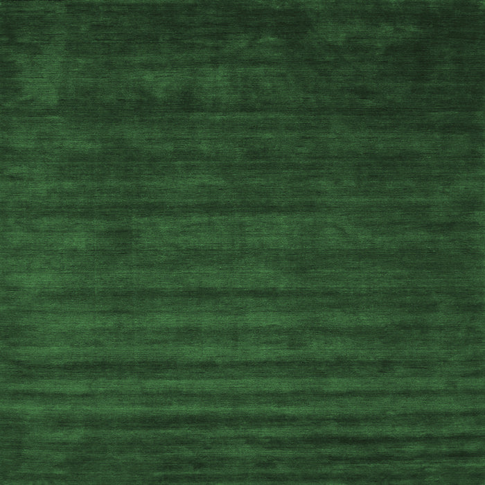 Square Machine Washable Abstract Emerald Green Contemporary Area Rugs, wshcon37emgrn
