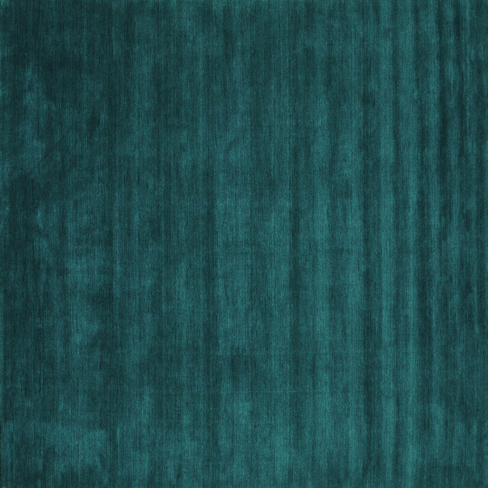 Square Machine Washable Abstract Turquoise Contemporary Area Rugs, wshcon37turq