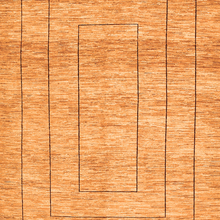 Abstract Orange Contemporary Rug, con380org