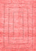 Abstract Red Contemporary Area Rugs