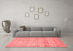 Contemporary Red Washable Rugs