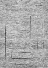 Abstract Gray Contemporary Rug, con380gry