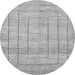 Machine Washable Abstract Gray Contemporary Rug, wshcon380gry