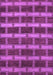 Machine Washable Abstract Purple Contemporary Area Rugs, wshcon381pur