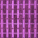 Square Machine Washable Abstract Purple Contemporary Area Rugs, wshcon381pur
