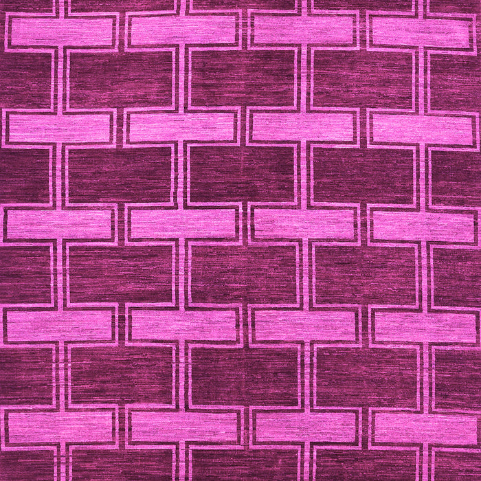 Machine Washable Abstract Pink Contemporary Rug, wshcon381pnk