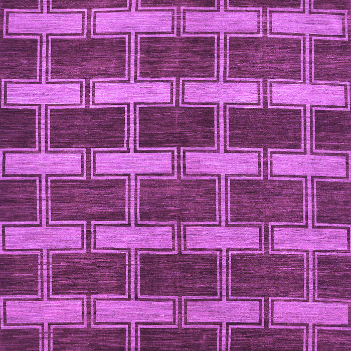 Abstract Purple Contemporary Rug, con381pur