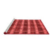 Contemporary Red Washable Rugs