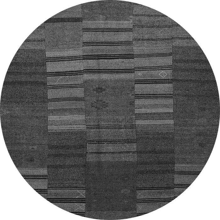 Machine Washable Abstract Gray Contemporary Rug, wshcon382gry