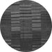 Machine Washable Abstract Gray Contemporary Rug, wshcon382gry