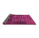 Sideview of Abstract Pink Contemporary Rug, con382pnk