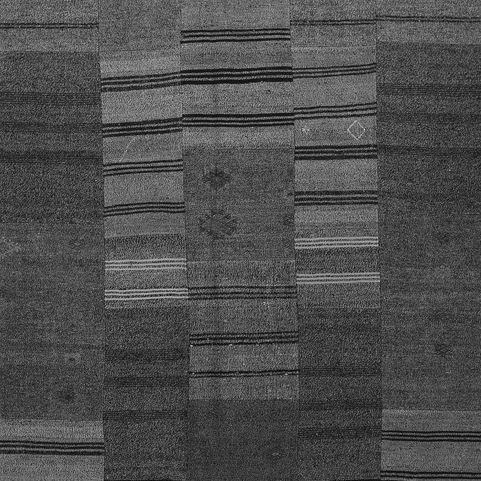 Serging Thickness of Machine Washable Abstract Gray Contemporary Rug, wshcon382gry