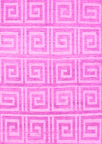 Abstract Pink Contemporary Rug, con383pnk