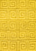 Machine Washable Abstract Yellow Contemporary Rug, wshcon383yw