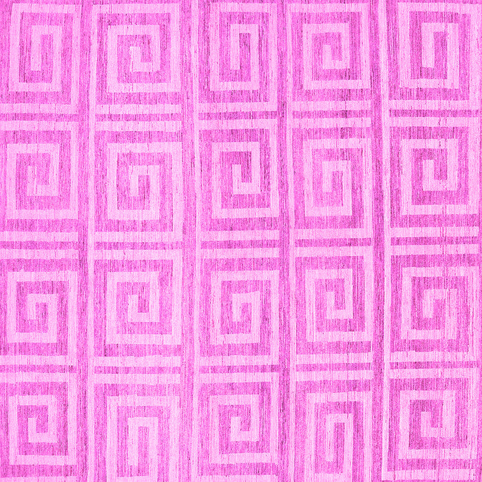 Square Abstract Pink Contemporary Rug, con383pnk