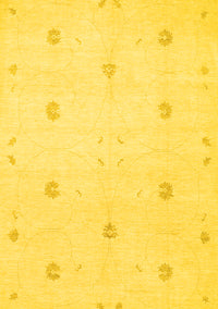 Solid Yellow Modern Rug, con384yw