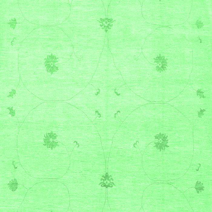 Machine Washable Solid Emerald Green Modern Area Rugs, wshcon384emgrn