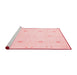 Modern Red Washable Rugs