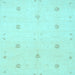 Square Solid Light Blue Modern Rug, con384lblu