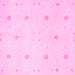 Square Solid Pink Modern Rug, con384pnk