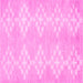 Square Solid Pink Modern Rug, con385pnk