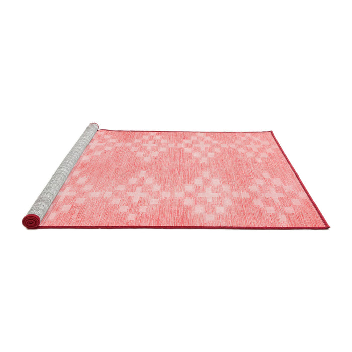 Modern Red Washable Rugs