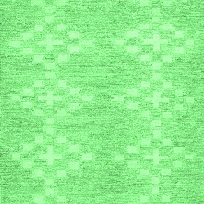 Machine Washable Solid Emerald Green Modern Area Rugs, wshcon385emgrn