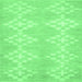 Square Machine Washable Solid Emerald Green Modern Area Rugs, wshcon385emgrn