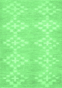 Solid Emerald Green Modern Rug, con385emgrn