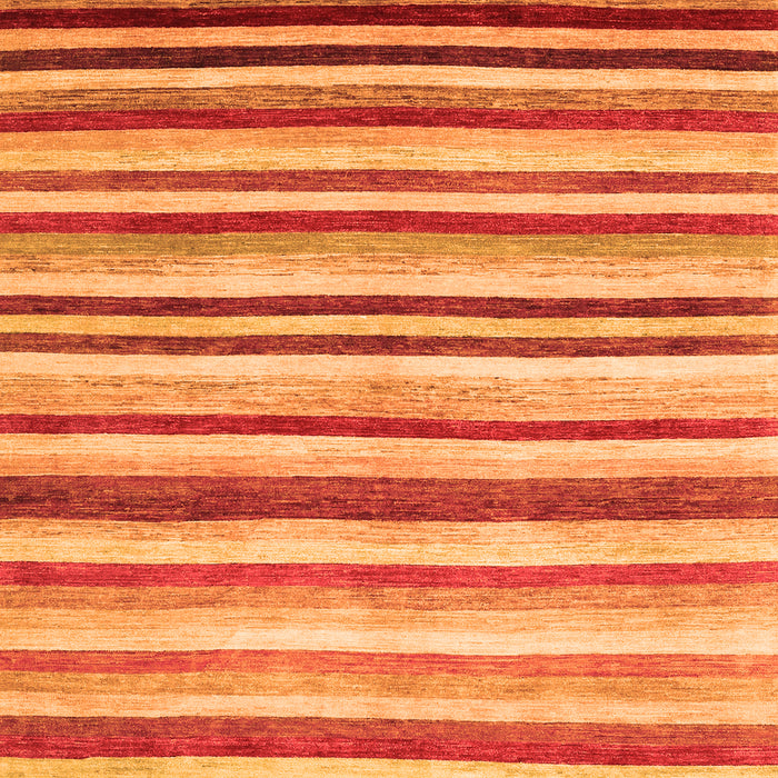 Abstract Orange Contemporary Rug, con386org