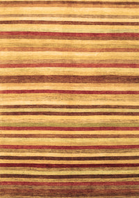 Abstract Brown Contemporary Rug, con386brn