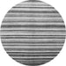 Square Abstract Gray Contemporary Rug, con386gry