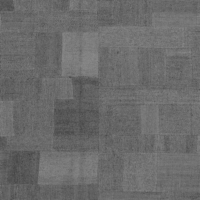 Serging Thickness of Patchwork Gray Transitional Rug, con387gry