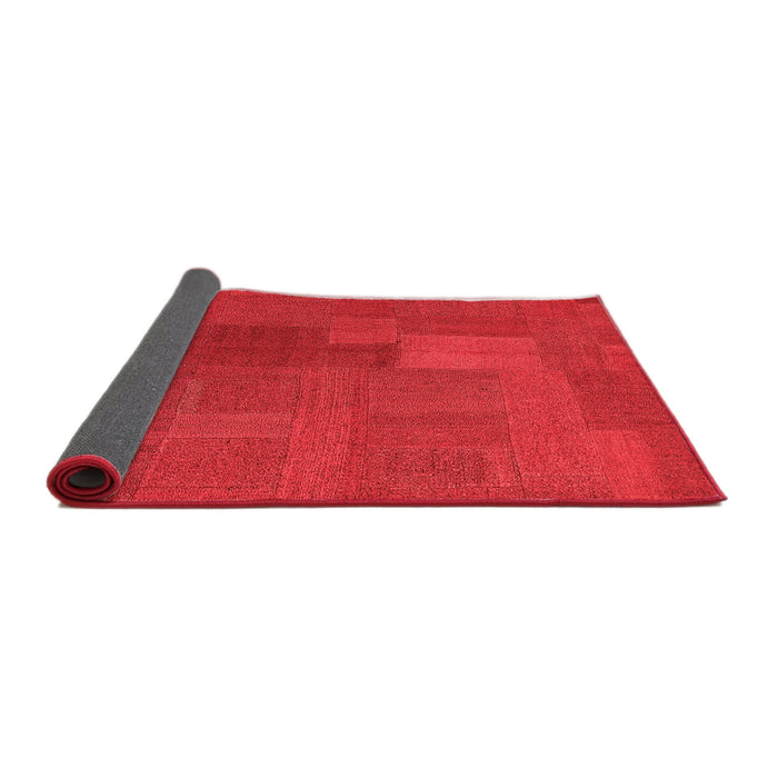 Patchwork Red Transitional Area Rugs