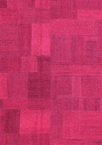 Patchwork Pink Transitional Rug, con387pnk