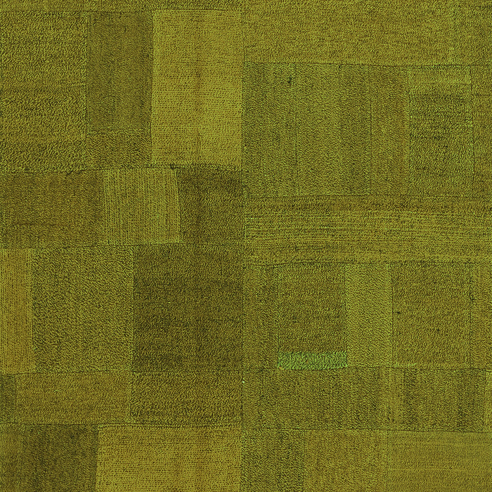 Patchwork Green Transitional Rug, con387grn