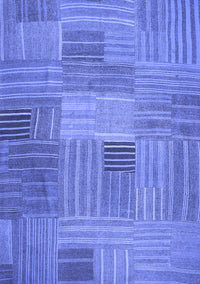 Abstract Blue Contemporary Rug, con388blu