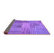 Sideview of Abstract Purple Contemporary Rug, con388pur