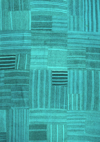 Abstract Turquoise Contemporary Rug, con388turq