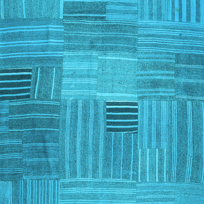 Machine Washable Abstract Light Blue Contemporary Rug, wshcon388lblu