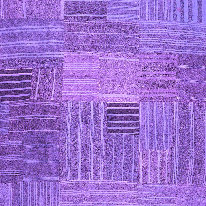 Abstract Purple Contemporary Rug, con388pur