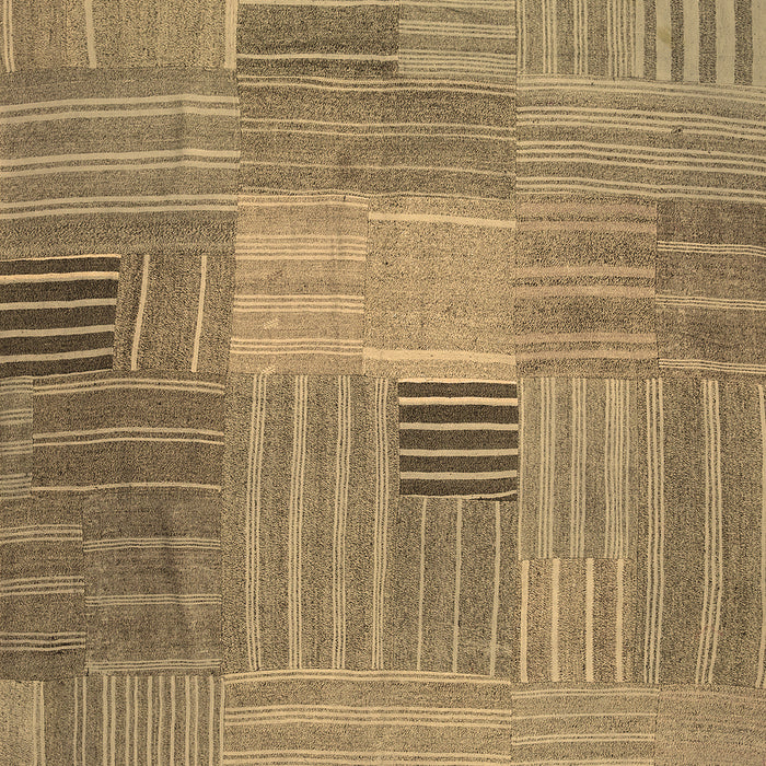 Machine Washable Abstract Brown Contemporary Rug, wshcon388brn
