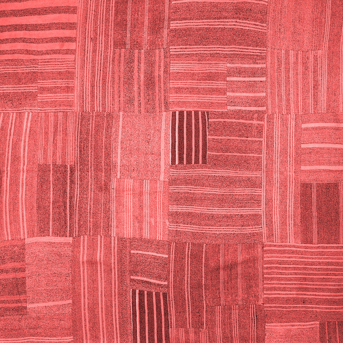 Abstract Red Contemporary Rug, con388red