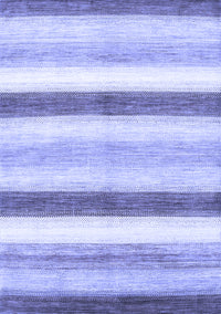 Abstract Blue Contemporary Rug, con389blu